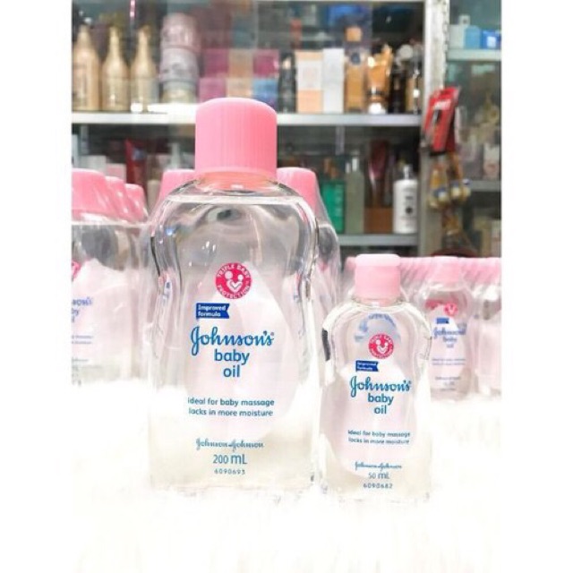 Dầu massage dưỡng ẩm Johnson's Baby Oil 50ml & 200ml (mát xa)