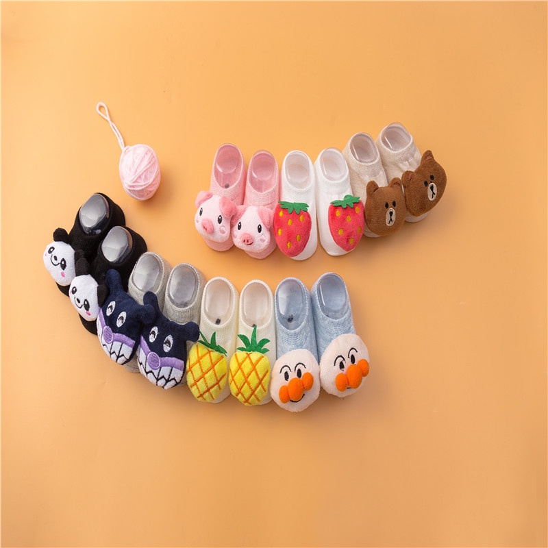 Tất cho bé từ 0 đến 3 tuổi ngắn cổ thú bông 3D dễ thương mẫu mới nhất  LABAMO