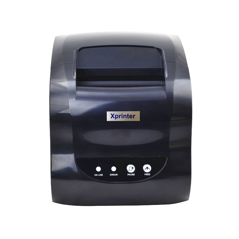 Máy in tem mã vạch XPRINTER XP-365B  in nhiệt trực tiếp lên giấy decal, hỗ trợ in trên máy tính và từ điện thoại