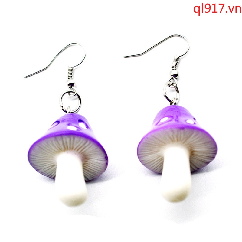 Khuyên Tai Hình Cây Nấm Thời Trang