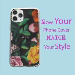 Ốp Lưng FEMINIE gucci hoa vẽ cho iphone 5 - iphone 12 BRD20211657