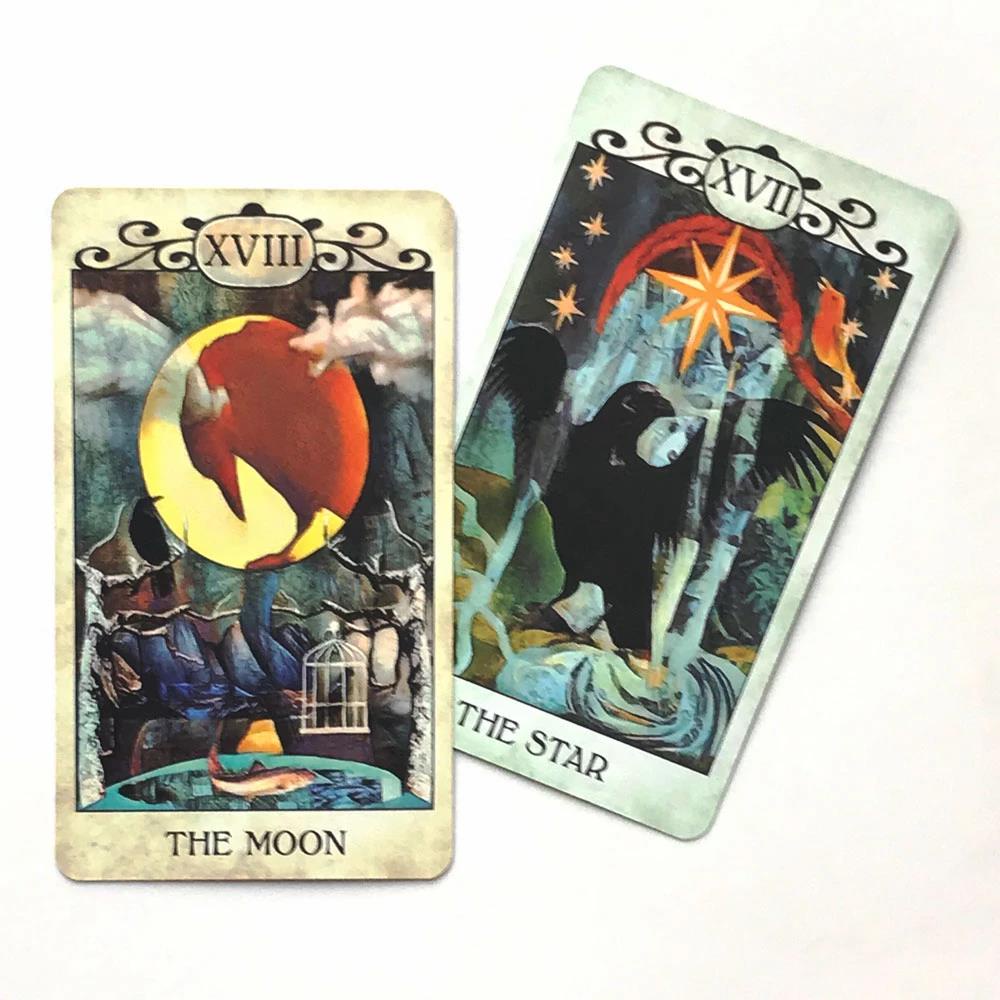 Crow Tarot Oracle Cards For Fate Divination Board Game Tarot