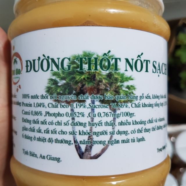 Đường Thốt nốt sạch