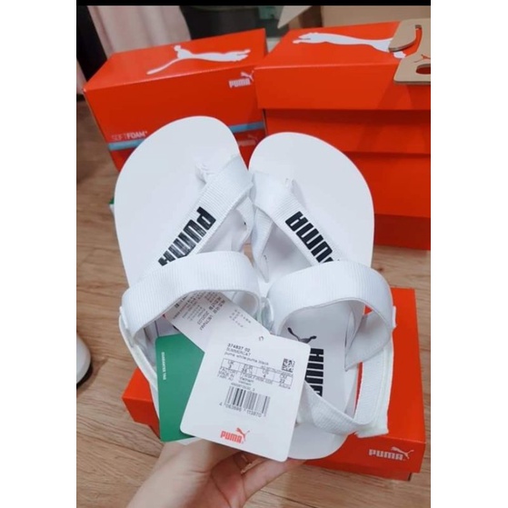 Giày sandal trắng Pu.ma cho nữ