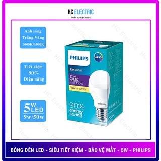 Bóng đèn Philips ESS LEDBulb 5W đuôi E27 230V ( Giao màu ngẫu nhiên )