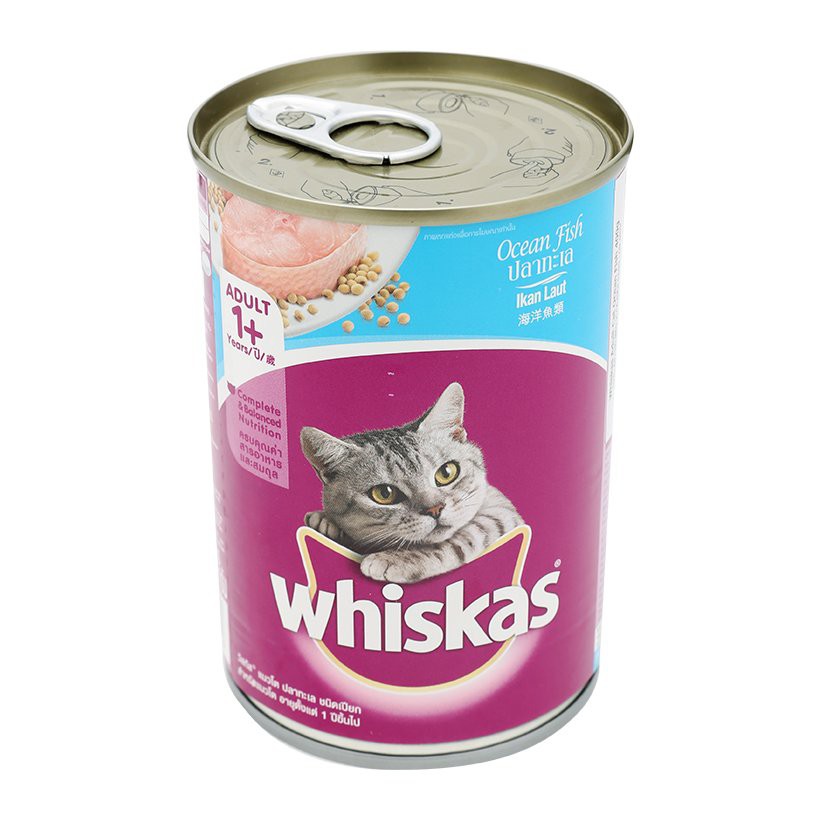 [Mã 88FMCGSALE giảm 8% đơn 500K] Pate cho mèo Whiskas dạng lon 400g