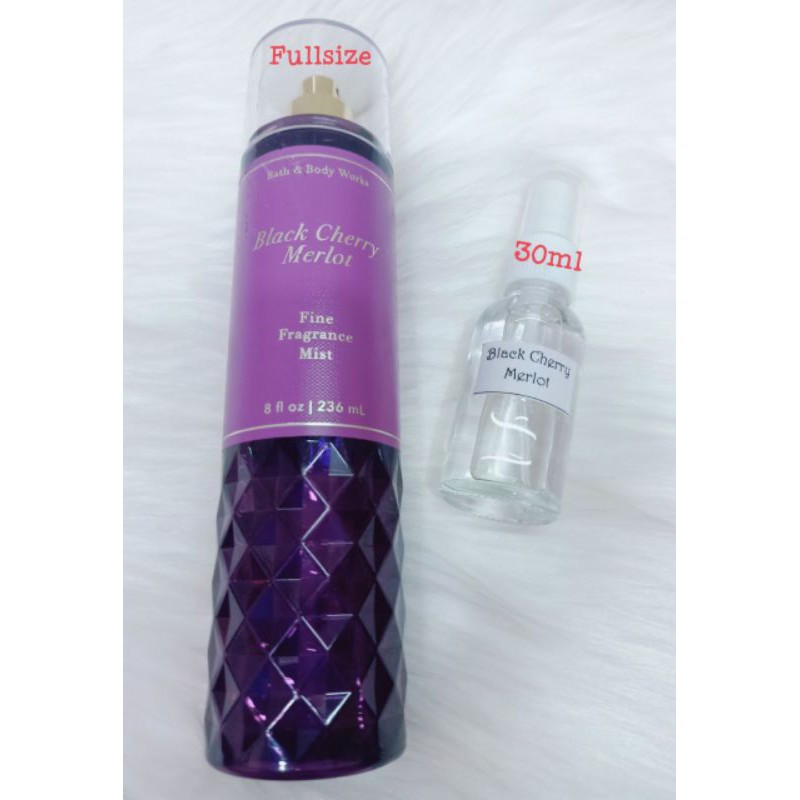 (30ML)XỊT THƠM BLACK CHERRY MERLOT BATH&BODYWORKS