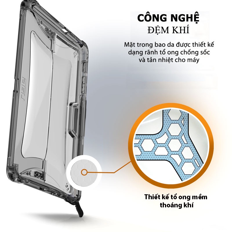 Ốp Lưng Microsoft Surface Pro 7/6/5/4 chính hãng UAG dòng Plyo Chân Dựng Máy Tiện Dụng