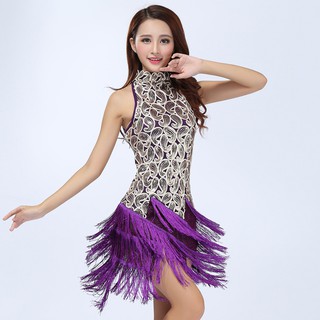 Đầm Khiêu Vũ Đính Kim Sa Lấp Lánh