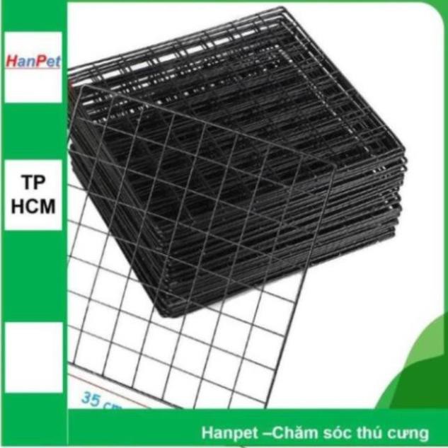 Bộ Chuồng quây chó mèo sóc thỏ 11 lưới + 1cửa+ Chốt Chuồng sắt sơn tĩnh điện -Chuồng quây chó mèo