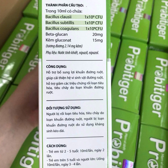 Men Vi Sinh Dạng Nước Probitiger Giảm Rối Loạn Tiêu Hóa Và Tăng Miễn Dịch Cho Bé Hộp 20 Ống 10ml