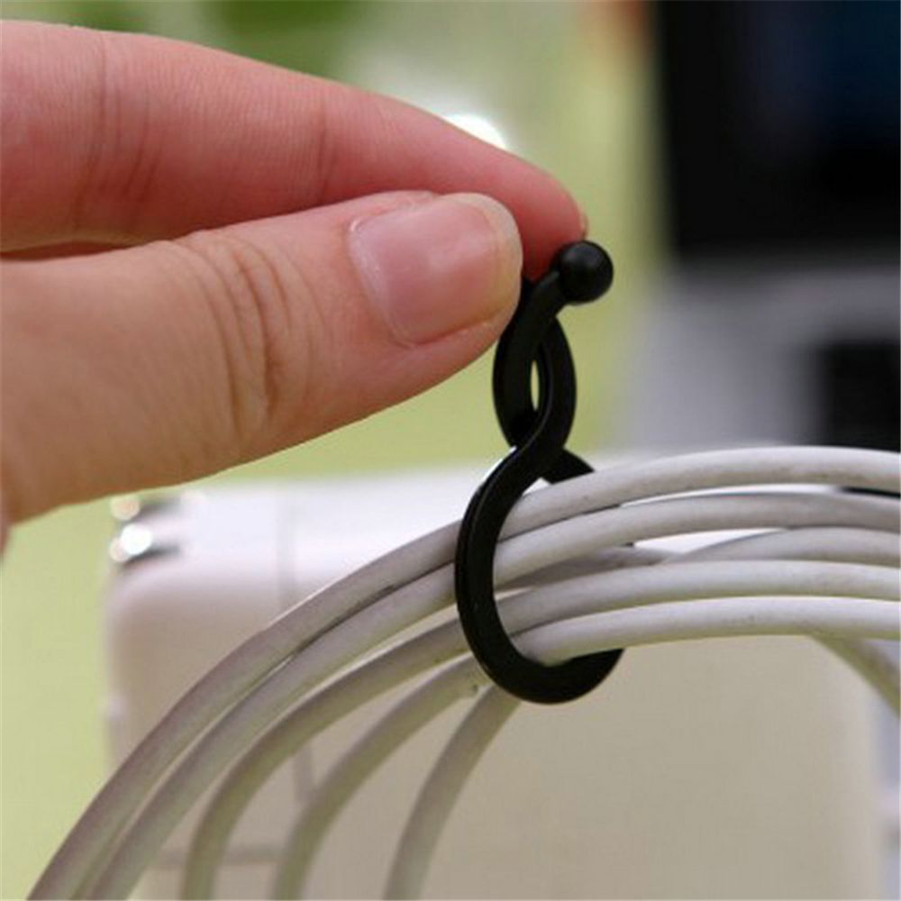 Bộ 20 / 30 Kẹp Giữ Dây Cáp Gọn Gàng Tiện Lợi