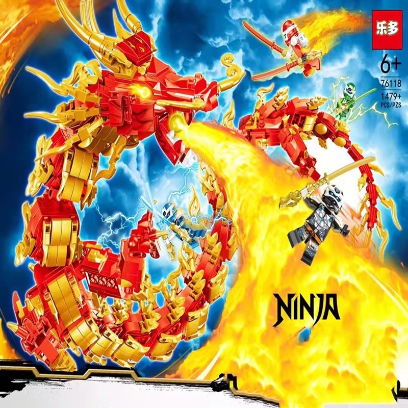Bộ Đồ Chơi Xếp Hình Lắp Ghép LEGO Ninja Rồng Cho Bé ninjago, Lắp Ráp Dragon