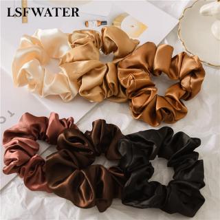 Bộ 60 sợi dây cột tóc bằng lụa satin cho nữ
