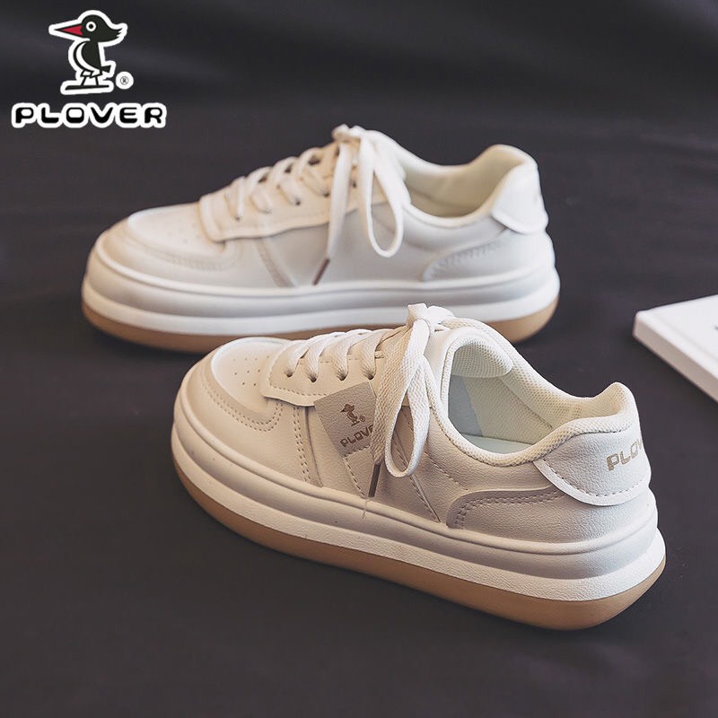 Giày Nữ Thể Thao Màu Trắng Kem Classic.