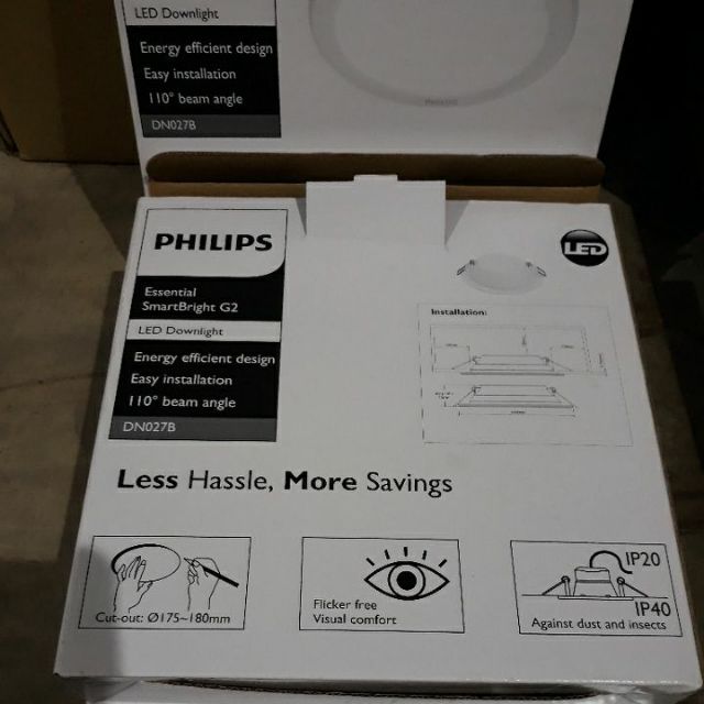 Đèn led âm trần DN027B LED 15  175 RD PHILIP