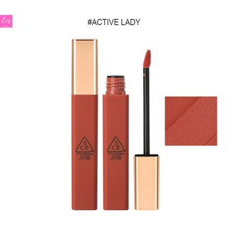 Son kem 3CE CLOUD LIP TINT #ACTIVE LADY (màu hồng cam nude)