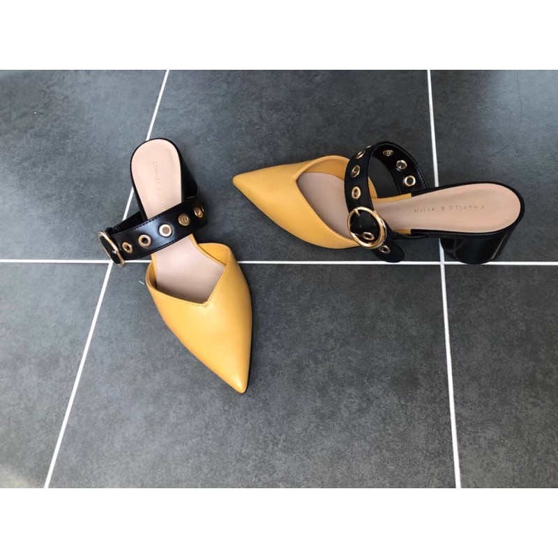 GIÀY CAO GÓT CHARLES AND KEITH QUAI DA HÀNG XUẤT