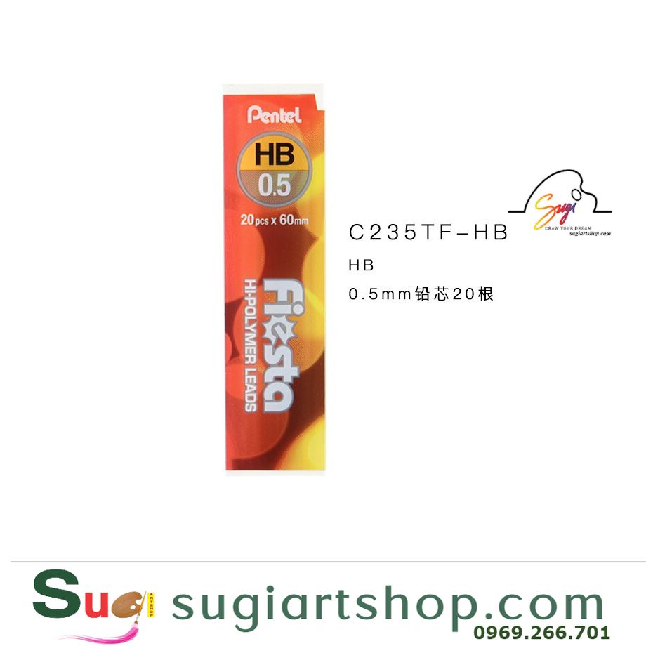RUỘT CHÌ BẤM / NGÒI CHÌ BẤM PENTEL 0.5mm
