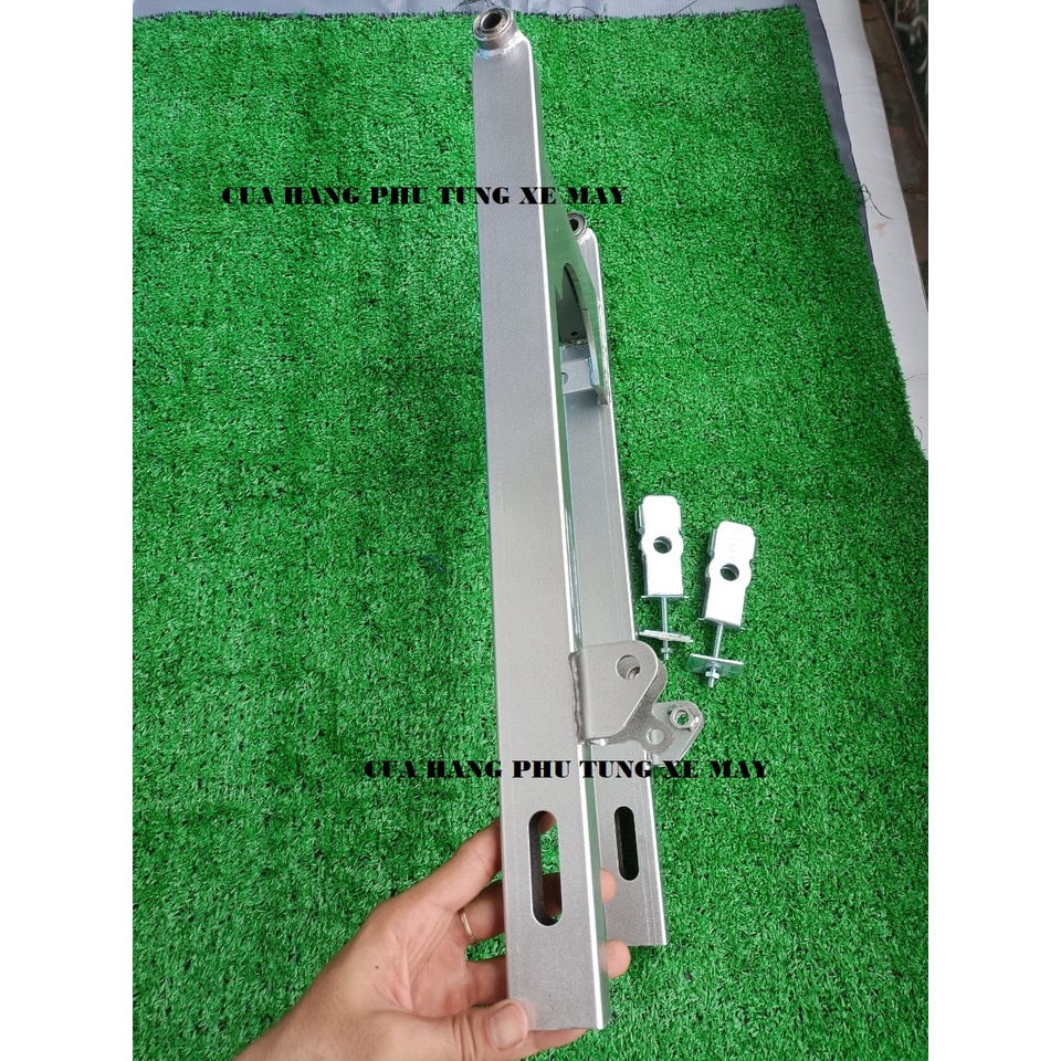 Gấp Sirius, Jupiter 55cm trơn không phay lổ màu bạc tặng kèm pát tăng sên
