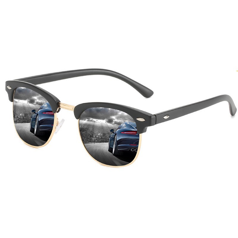 Kính Mát Phân Cực Chống Lóa Phong Cách Retro Thời Trang Cho Nam Và Nữ 45fd