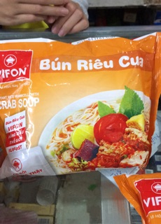 Bún Riêu Cua Vifon 80g combo 5 gói