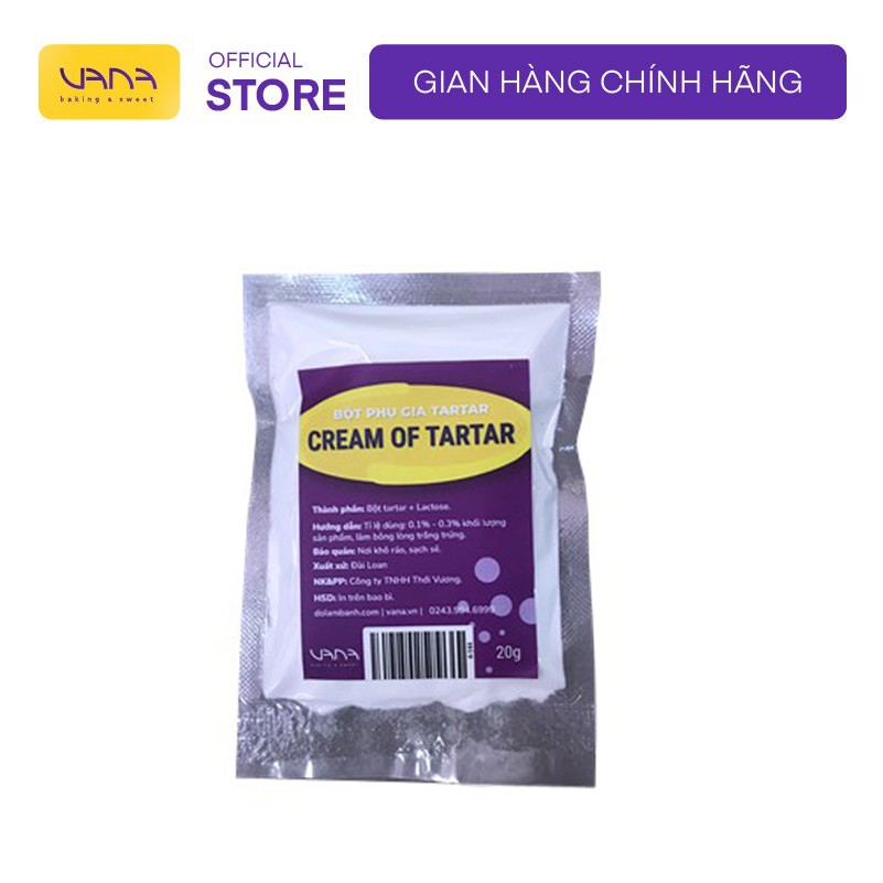 Bột phụ gia làm bánh CREAM OF TARTAR