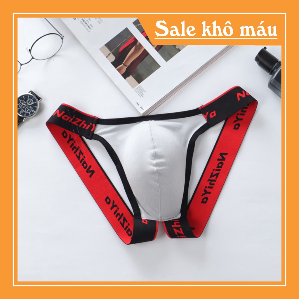 Quần lót nam, quần lót nam jocktrap nam thun cotton cao cấp hình chụp thật