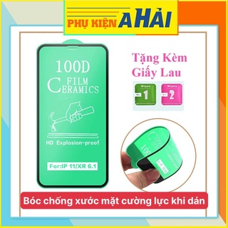 Kính cường lực iphone dẻo 100d chống vỡ sứt viền iphone  6 6plus 7 8 7plus x xsmax 11promax 11 12 13 pro promax plus max