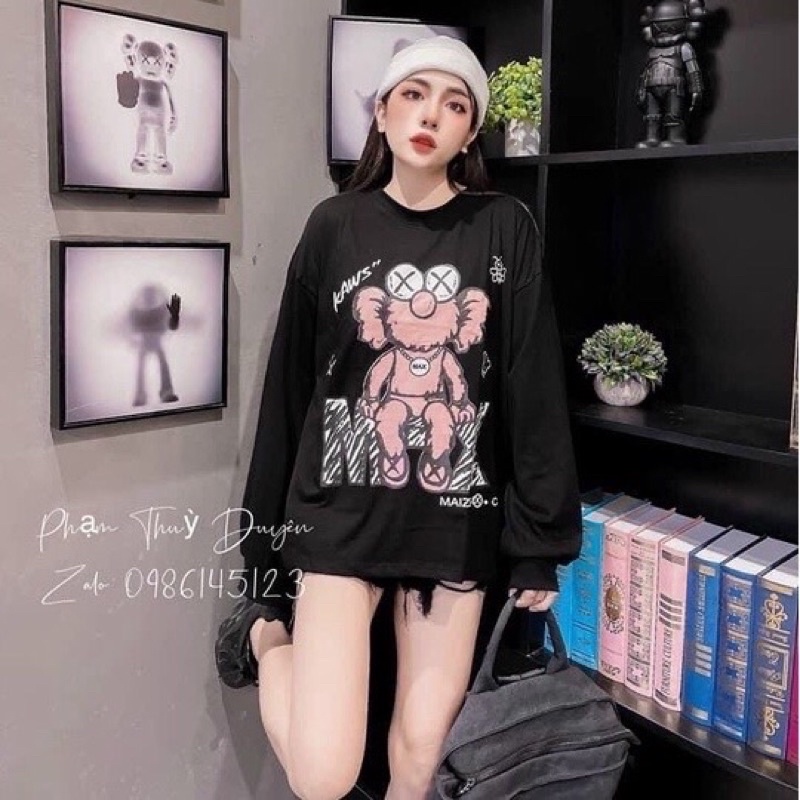 Áo Nỉ Sweater dài tay In Hình freesize 40kg_68kg hot hít đẹp xuất sắc ( kèm ảnh thật)