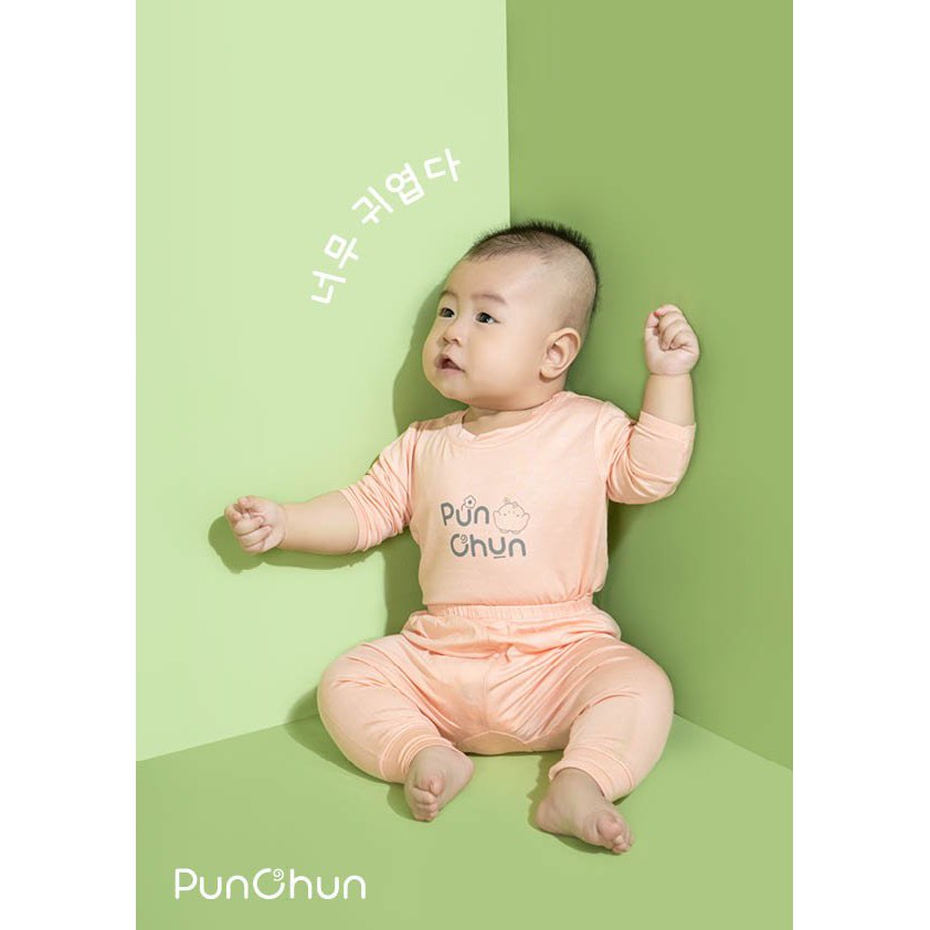 Punchun  Bộ cài vai dài tay 6-9M đến 5Y