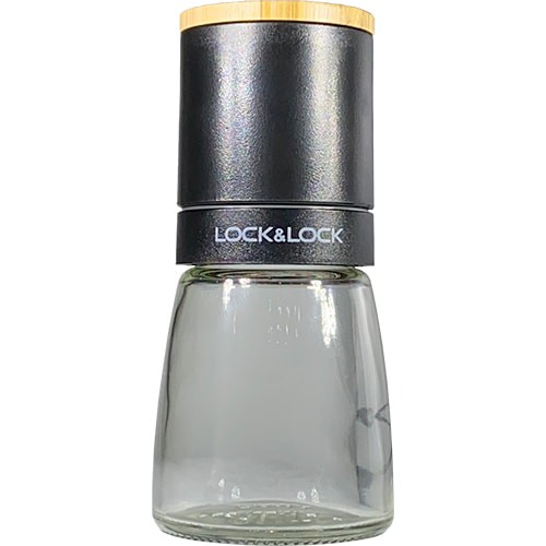 Lọ xay tiêu thủy tinh cầm tay Lock&Lock 140ml CKO115 - Hàng chính hãng