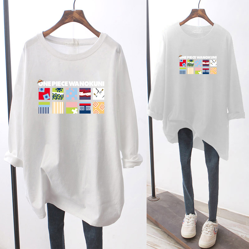 NRVP Áo Thun Nữ Cổ Tròn Dài Tay Size Lớn 5xl