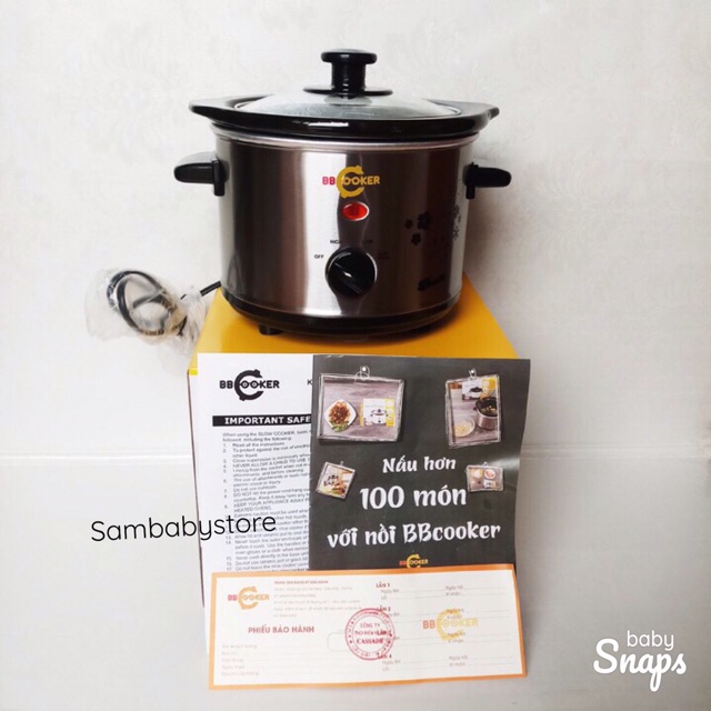 NỒI NẤU CHÁO CHẬM BBCOOKER