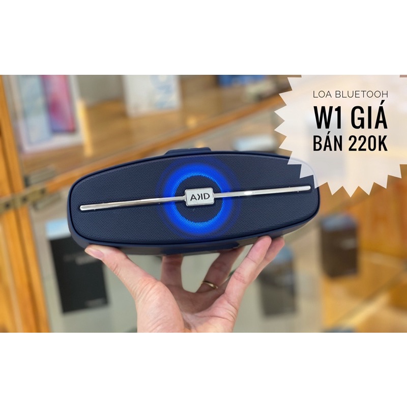 Loa Bluetooh rẻ vô địch AKD W1 220k