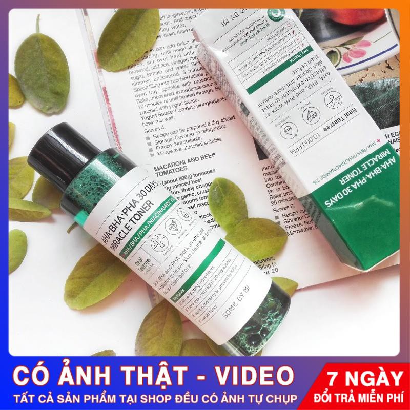[CHÍNH HÃNG] Nước Hoa Hồng Giảm Mụn Some By Mi AHA-BHA-PHA 30 Days Miracle Toner Some By Me 150ml | BigBuy360 - bigbuy360.vn