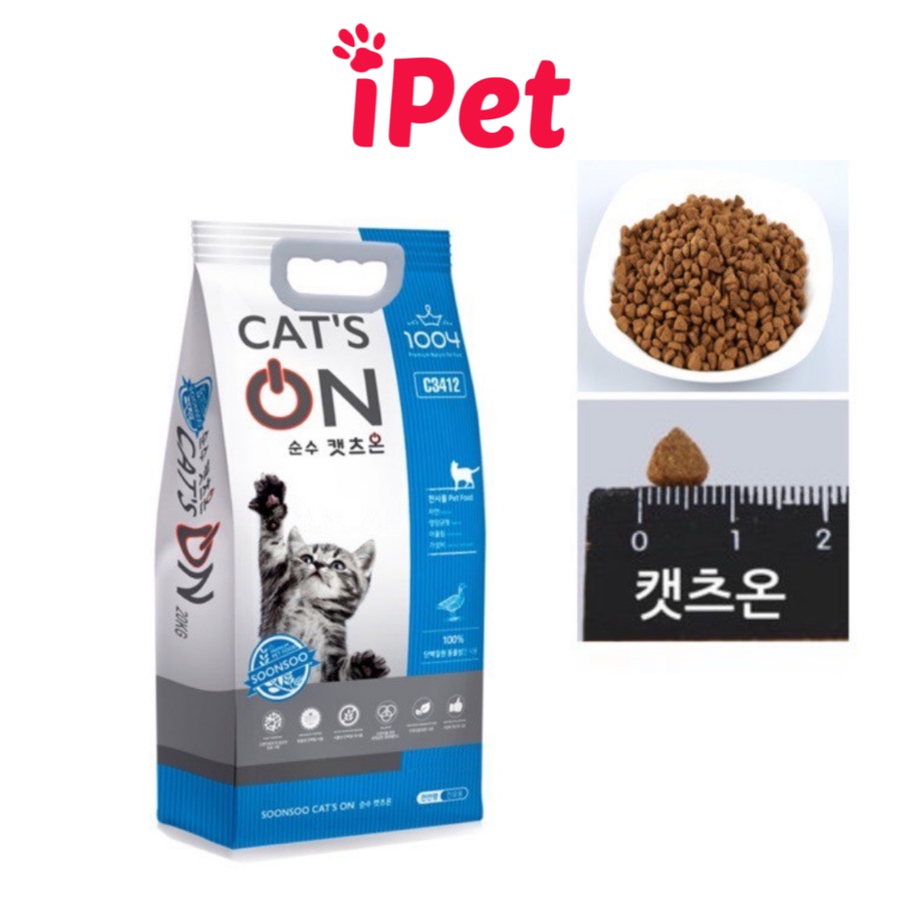 Thức Ăn Cho Mèo Con Hạt Khô Cat's On 1kg - iPet Shop