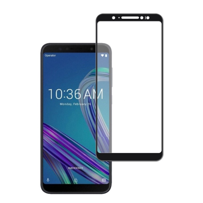 Sale 73% Kính cường lực viền cong 3D 9H cho Asus Zenfone Max Pro M1, Black Giá gốc 64000đ - 9G67