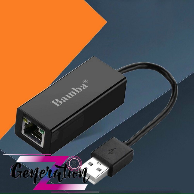 Cáp chuyển USB 2.0 ra LAN BAMBA - Cable USB 2.0 to LAN BAMBA