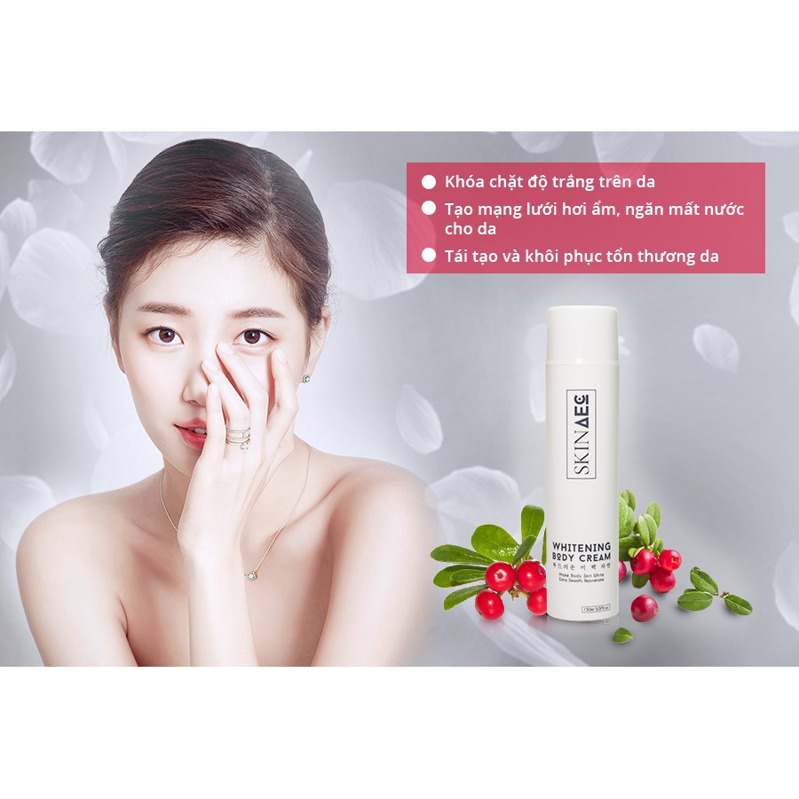 [FREESHIP] KEM DƯỠNG TRẮNG DA BAN ĐÊM SKIN AEC WHITENING BODY CREME detox.hcm