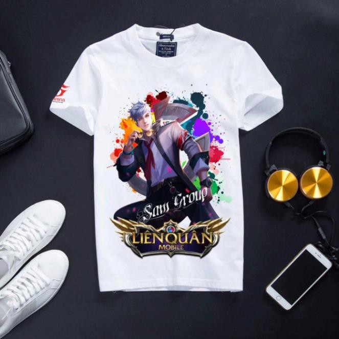 VHL Store [Đủ Size] Áo Liên Quân Mobile Cotton Màu Trắng - Florentino Vũ Kiếm Sư VHL Store