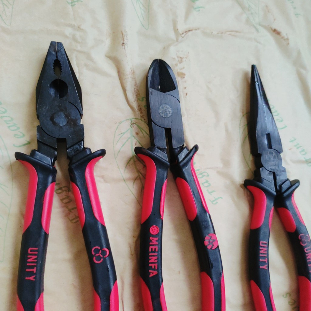 Combo 3 kìm cắt/nhọn/điện cỡ lớn, Nhá máy Y cụ 2, Cty cổ phần Mienfa Việt Nam
