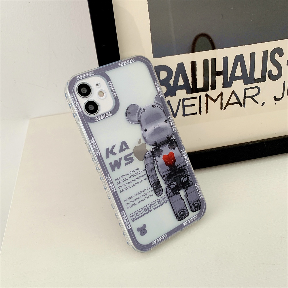 Ốp Điện Thoại Cạnh Viền In Hình Kaws Cho iPhone 13 / 12 / 11 Pro Max 7 / 8 PLUS X XR XS | BigBuy360 - bigbuy360.vn
