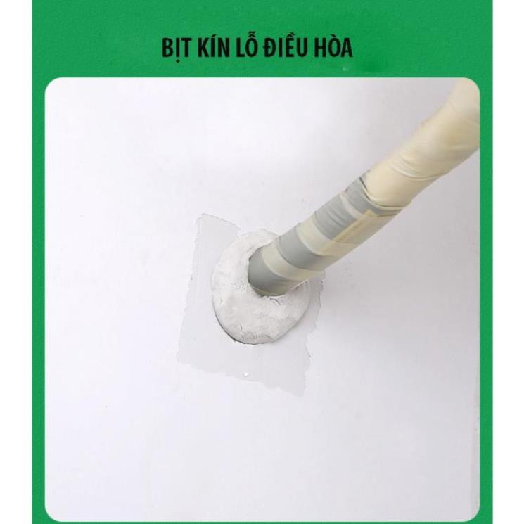 Keo Đất Sét Bịt Lỗ Tường, Vết Nứt, Xi Măng Dẻo Dán Ống Nối Máy Lạnh, Ống Nước Chống Thấm Nước, Chống Côn Trùng
