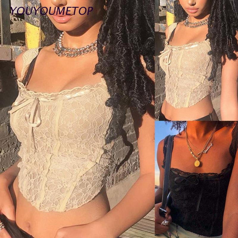 Áo Croptop Không Tay Cổ Vuông Màu Sắc Đơn Giản Phong Cách Retro Thời Trang Mùa Hè Cho Nữ