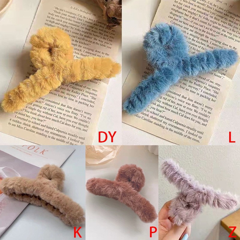 Kẹp tóc dài 12cm màu trơn thời trang dành cho nữ