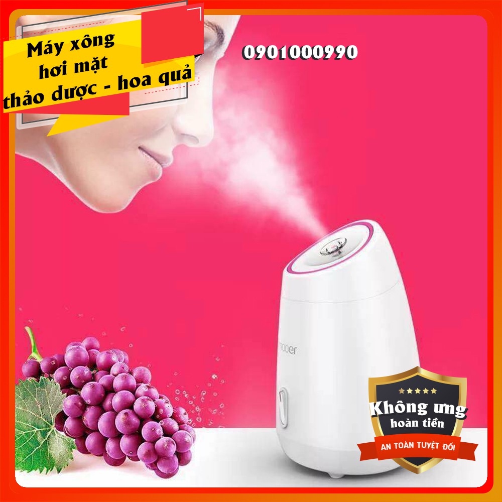 ⚡RẺ VÔ ĐỊCH⚡Máy xông hơi mặt thảo dược Maoer - Loại mini phun hơi nóng - Xông sả, chanh, quế...