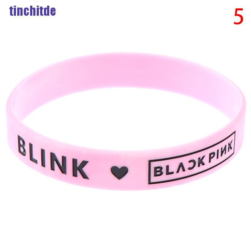 Vòng Tay Silicone In Hình Blackpink Lisa Jisoo Music