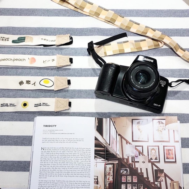 LINLINCANVAS |dây đeo máy ảnh - camera strap, inbox chọn mẫu