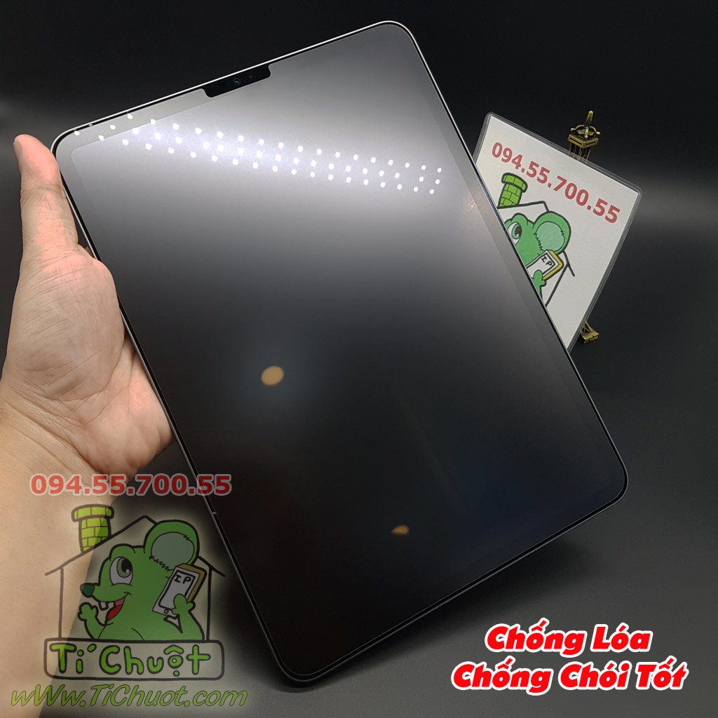 [Nhám Chống Vân Tay-Ảnh Thật] Kính CL iPad Pro 11&quot; 2018/2020/M1 2021/ M2 2022 Cường Lực Chống Va Đập